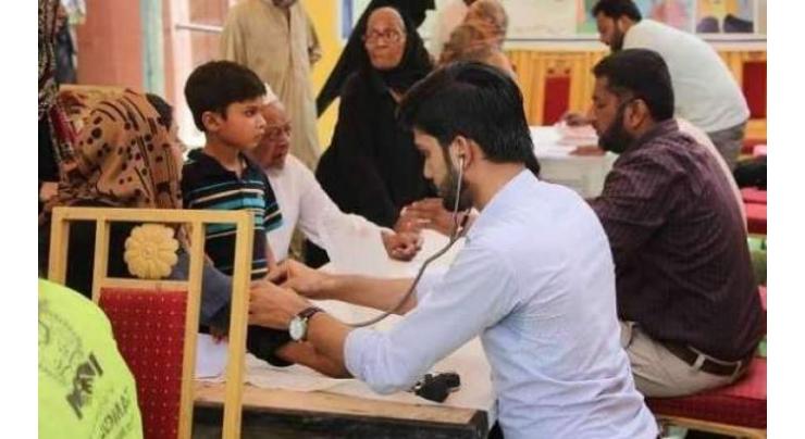 800 patients treated in free medical camp in Chaman
