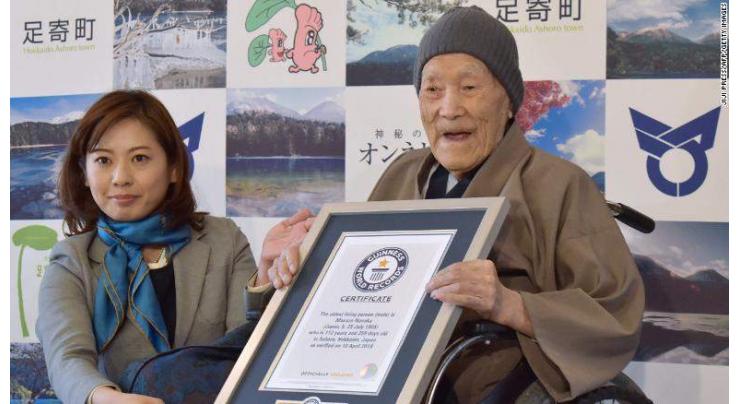 World's oldest man dies in Japan at age 113
