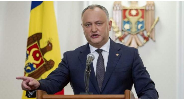 Moldova President Says Hopes to Meet With Putin Next Week to Discuss Bilateral Agenda