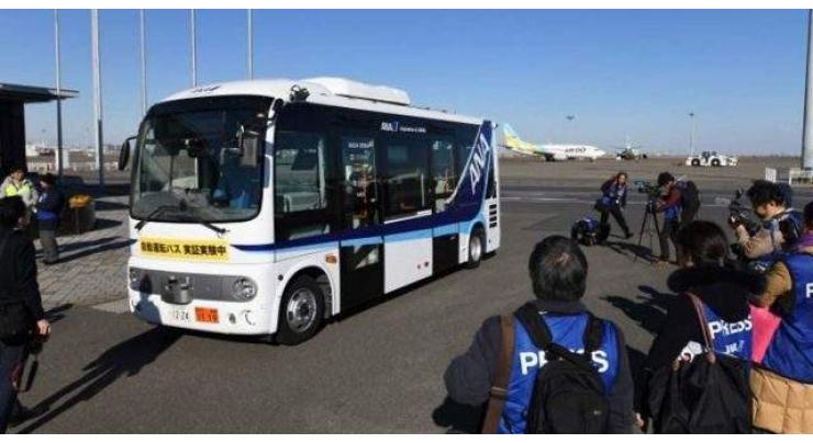 Tokyo airport tests driverless bus to shuttle visitors
