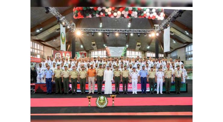Hamed bin Zayed attends Jiu-Jitsu Tournament for Armed Forces finals