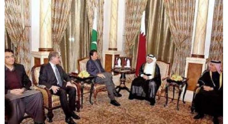 Chairmen, senior representatives of Qatari business groups call on Prime Minister Imran Khan 
