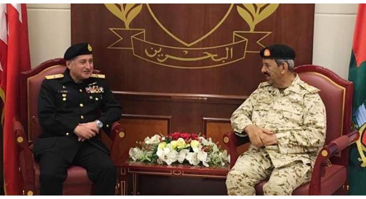 Chief Of The Naval Staff Meets Commander-In-Chief Bahrain Defence Forces And Commander Us Naval Forces Central Command (Navcent) At Bahrain