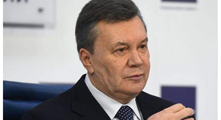Kiev Court Believes Guilt of Ukraine's Ex-Head Yanukovych in Treason Case Proven