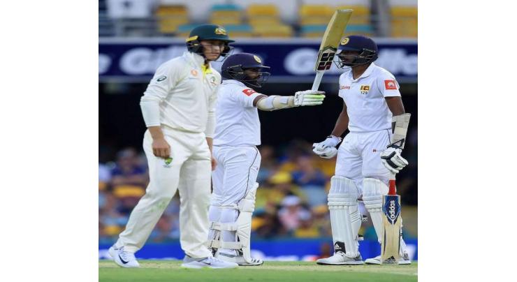 Australia v Sri Lanka first Test scoreboard
