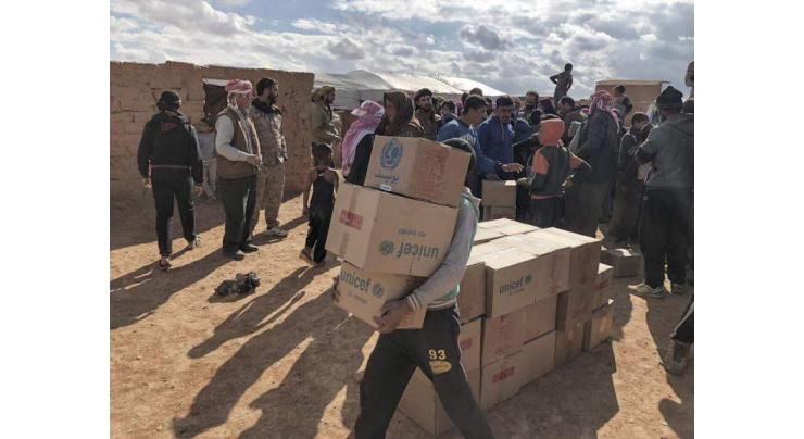 UNICEF Calls on All Syria Conflict Parties to Help Humanitarian Convoy Reach Rukban Camp