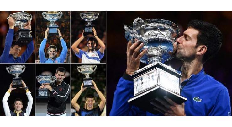 Triumphant Djokovic motivated by matching Federer's top 20
