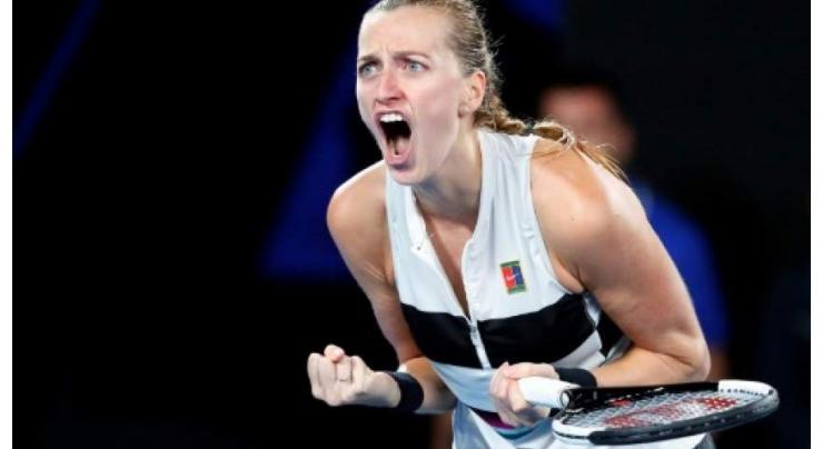 Kvitova hails end to Grand Slam issues at Australian Open
