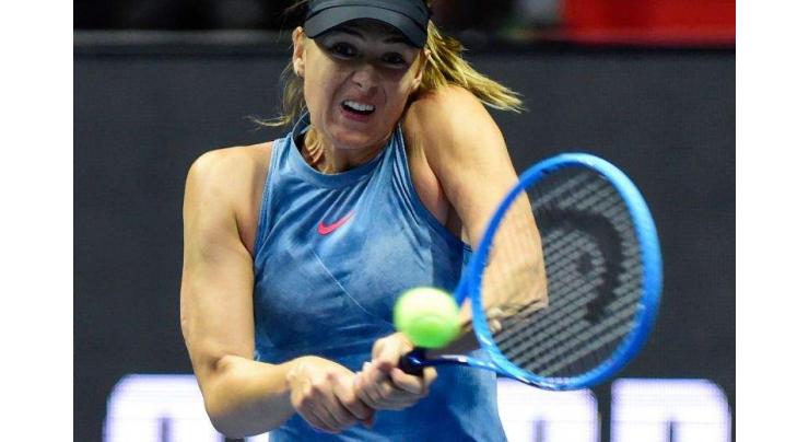 Shoulder pain forces Sharapova out of St Petersburg
