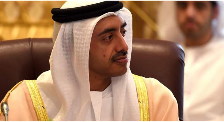 King of Jordan receives Abdullah bin Zayed
