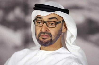 رئیس البرلمان الاقلیمي الموٴقت دوست محمد مزاري یلتقي ولي العھد الشیخ محمد بن زید النھیان