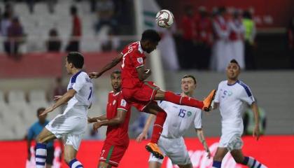عمان تخسر امام أوزبكستان في كأس آسيا