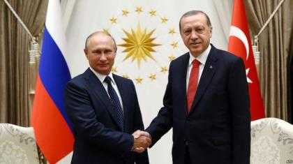 بوتين و اردوغان يبحثان في موسكو التسوية السورية - الكرملين