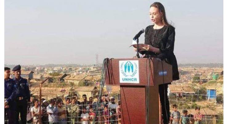 UNHCR Special Envoy Angelina Jolie Urges Myanmar to End Violence, Ensure Rohingya Return