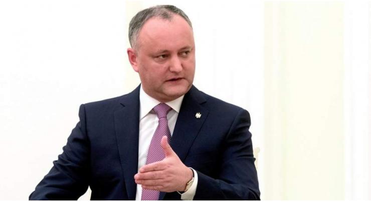 Moldovan President Igor Dodon Says Will Not Recall Ambassador to Russia