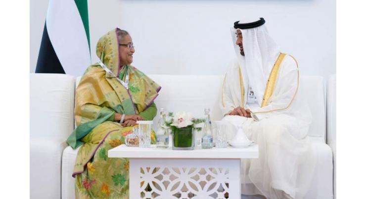 Mohamed bin Zayed receives Prime Minister of Bangladesh