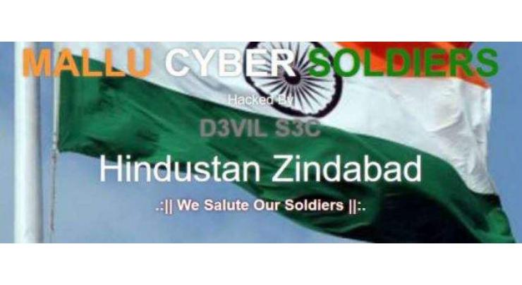 Indian hackers target Pakistani news websites