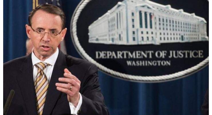 US Deputy Attorney General Rosenstein May Resign in Mid-March - Reports