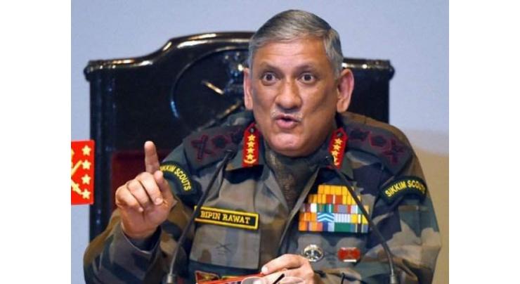 Indian army chief wants to attack Pakistan without warning