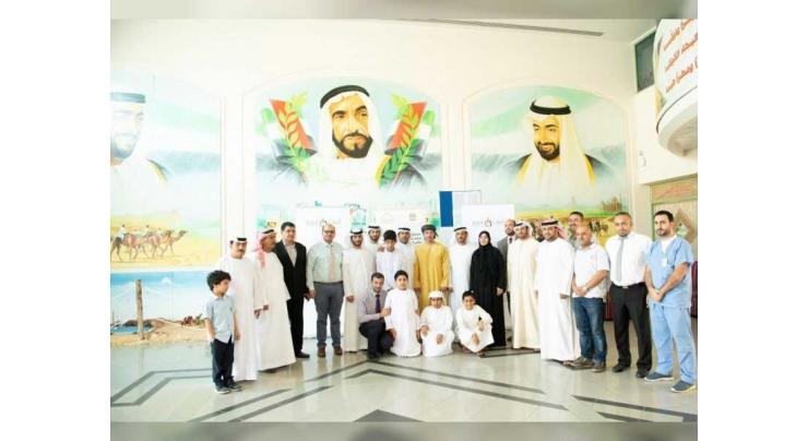Hazza bin Zayed visits ‘Al Soqour School’