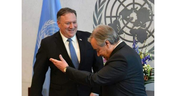  Pompeo, UN Secretary-General Discuss Situation in Venezuela - Spokesman
