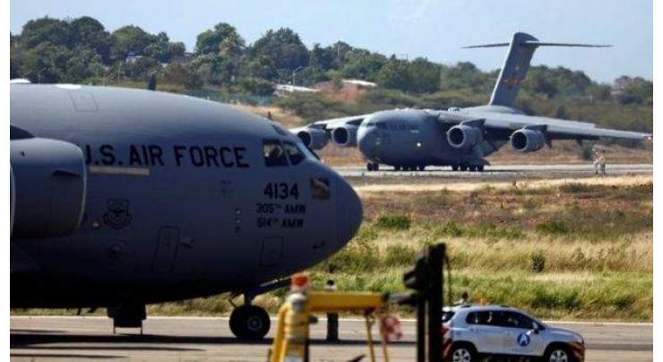US Air Force Plane With Humanitarian Aid for Venezuela Arrives in Colombia's Cucuta