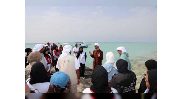 Ministry of Climate Change holds youth camp on Sir Baniyas Island to enhance eco-awareness