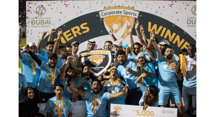 du crowned Champions of inaugural Corporate Sports Championship Dubai