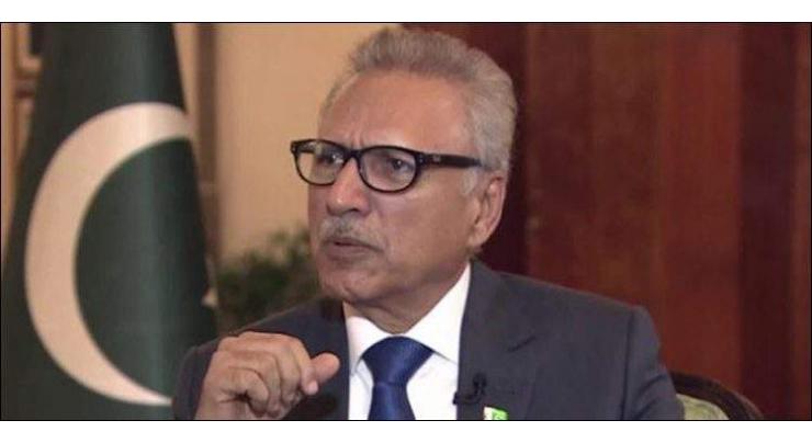 Armed forces, nation know how to defend motherland from any misadventure: President Dr Arif Alvi 