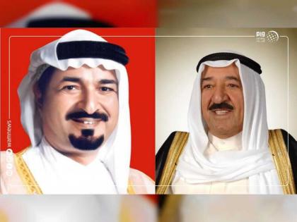 حاكم عجمان يهنئ أمير الكويت باليوم الوطني وذكرى تحرير بلاده