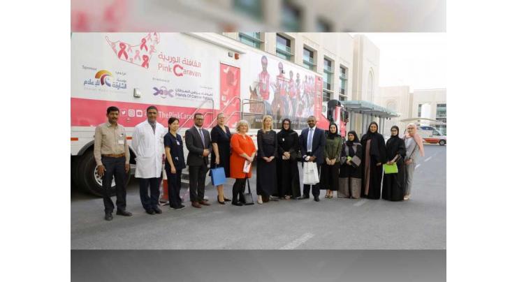 Delegation from UK’s Guy&#039;s and St Thomas&#039; Hospital visits Pink Caravan Mobile Medical Clinic