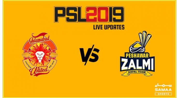 PSL-4 Eliminator-II: Peshawar Zalmi set target of 215-run for Islamabad United