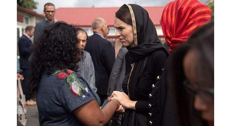 New Zealand PM meets victims’ families wearing Hijab