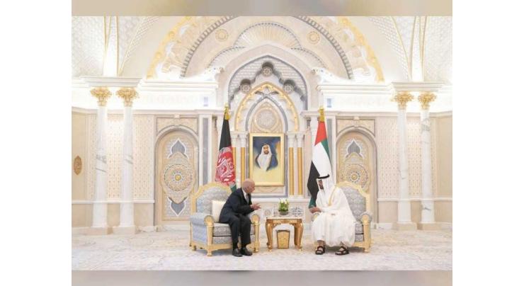 Mohamed bin Zayed, President Ghani discuss cooperation