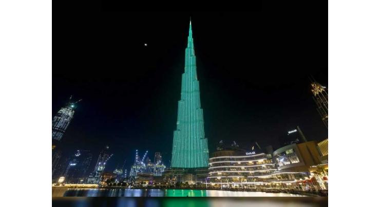 World’s tallest building goes green in celebration of Ireland’s National Day