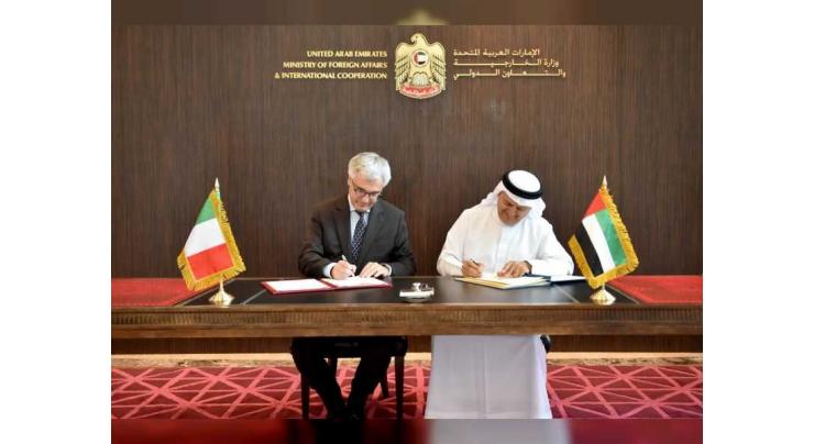 UAE, Italy exchange extradition treaty documents