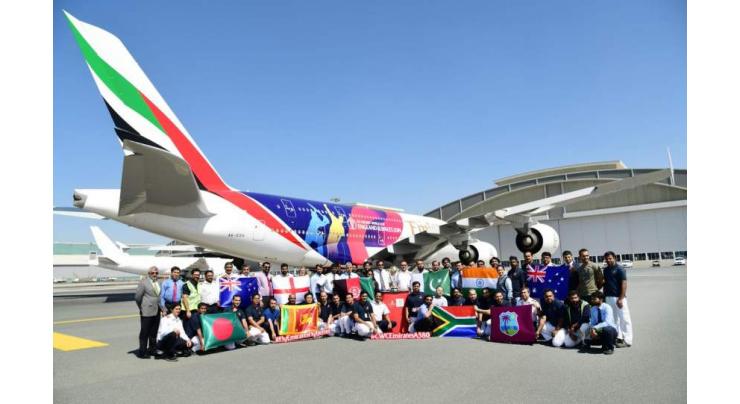 Emirates reveals ICC Cricket World Cup livery