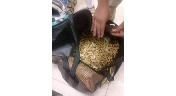 Bid to smuggle hashish in peanut packets foiled