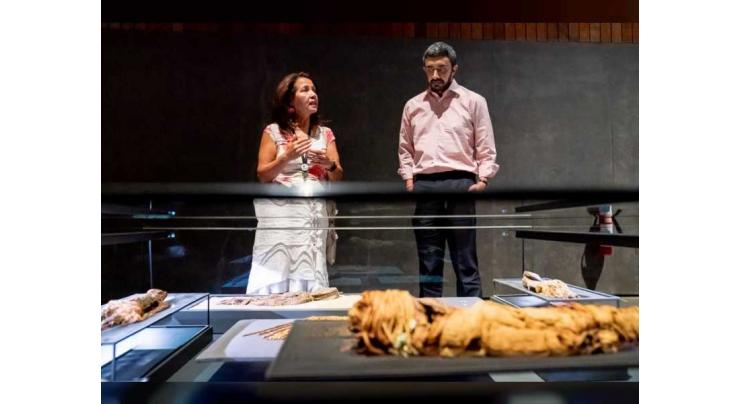 Abdullah bin Zayed visits Museum of Pre-Columbian Art in Chile