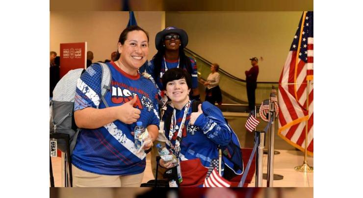 US Special Olympics Team departs from Abu Dhabi International Airport