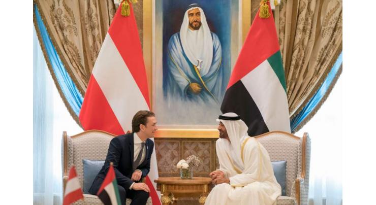 Mohamed bin Zayed, Austrian Chancellor attend signing of MoUs between ADNOC, OMV, Borealis