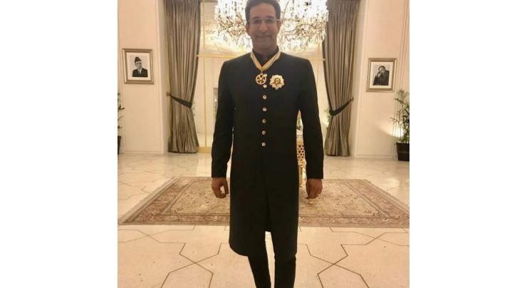 You are proof that dreams really do come true: Shaniera on Wasim Akram getting Hilal-e-Imtiaz