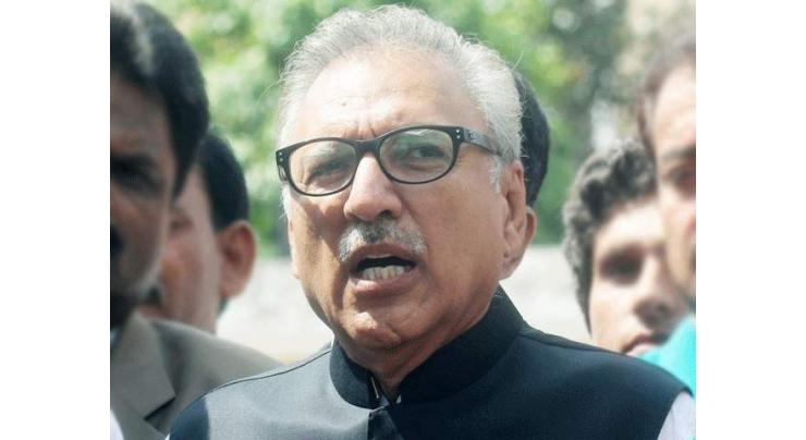 Pakistan's armed forces best in the world: President Alvi