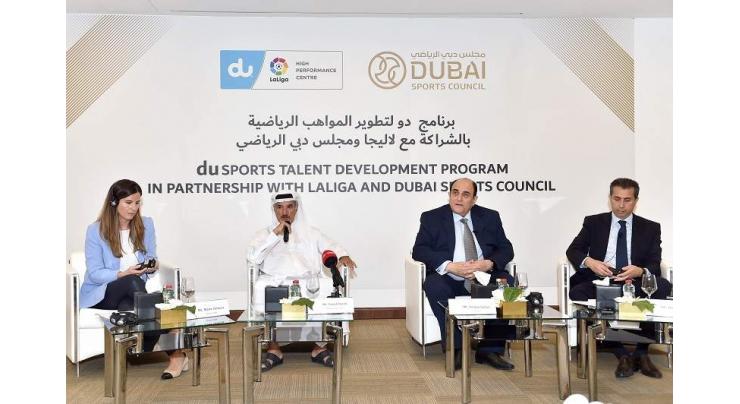 Dubai Sports Council and du LaLiga launch new initiative to power development of Dubai’s top Emirati football talents