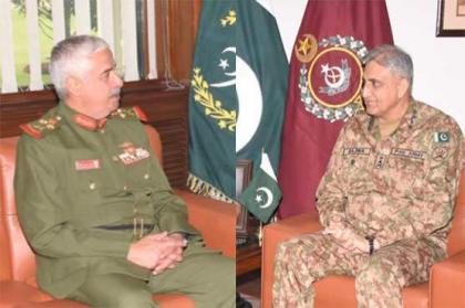 رئيس الحرس الوطني لمملكة البحرين يلتقي رئيس أركان الجيش الباكستاني