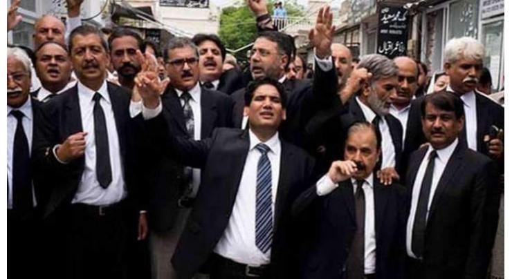 Bar Association observe protest in Abbottabad
