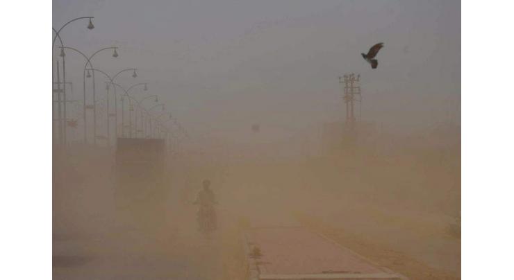 Dust storm wreaks havoc in Karachi, three die, multiple injured