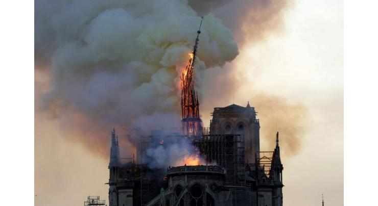 International community shocked as fire ravages Notre Dame Cathedral
