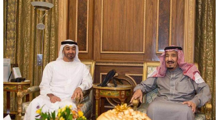 King Salman, Mohamed bin Zayed discuss latest regional, global developments and challenges