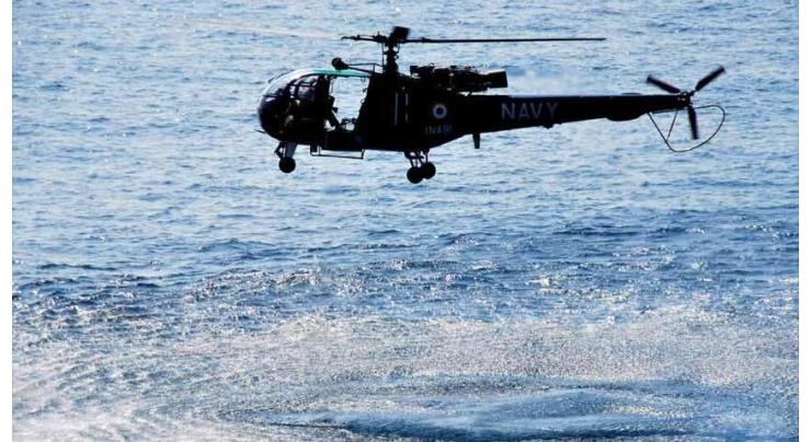 Indian navy helicopter crashes in Arabian Sea